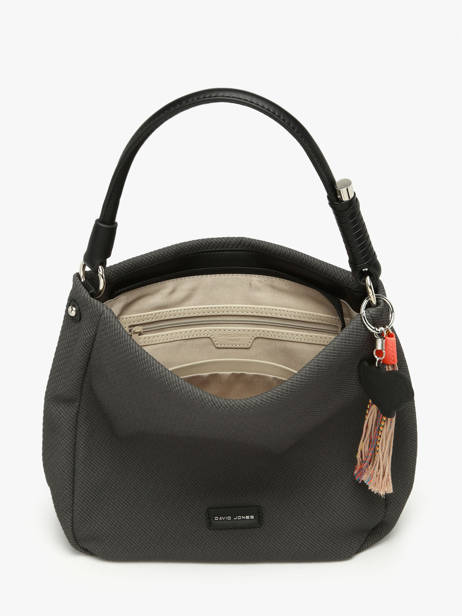 Sac Porté épaule Grigri Polyurethane David jones Noir grigri CM8384 vue secondaire 3