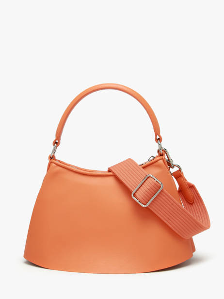 Sac Porté épaule Lenglen Cuir Lacoste Orange lenglen NU5011DP vue secondaire 4