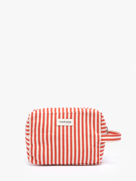 La Trousse Tournelles Xl Striped Coton Recyclé Rivedroite Rouge spring striped TOUXLSTR
