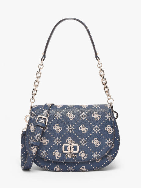 Sac Bandoulière Emelie Logo Polyester Guess Bleu emelie logo GP992820