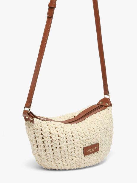 Sac Bandoulière Tresse Coton Lancaster Beige tresse coton 68 vue secondaire 2