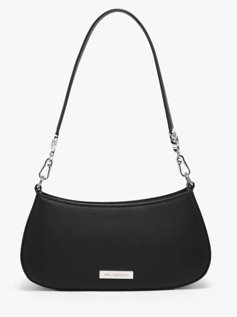 Sac Porté épaule K Ikon Polyester Karl lagerfeld Noir k ikon B2W30180