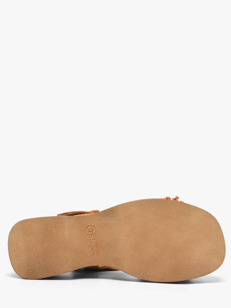 Sandales Plateforme En Cuir Gabor Orange women 11 vue secondaire 4