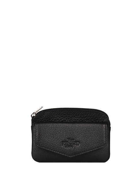 Porte-clefs Foulonné Cuir Yves renard Noir foulonne 2311