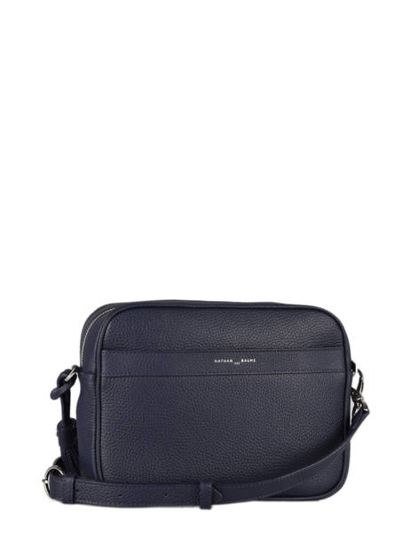 Sac Bandoulière Camera Bag Cuir Nathan baume Bleu nathan 2 vue secondaire 4