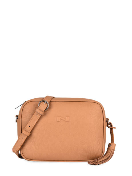 Sac Bandoulière Camera Bag Cuir Nathan baume Marron nathan 2