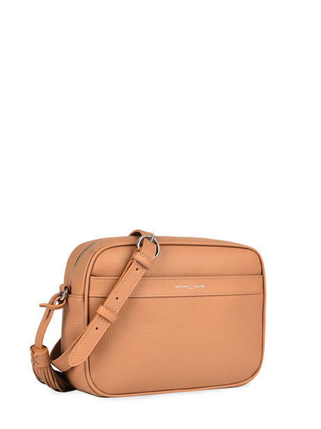 Sac Bandoulière Camera Bag Cuir Nathan baume Marron nathan 2 vue secondaire 4