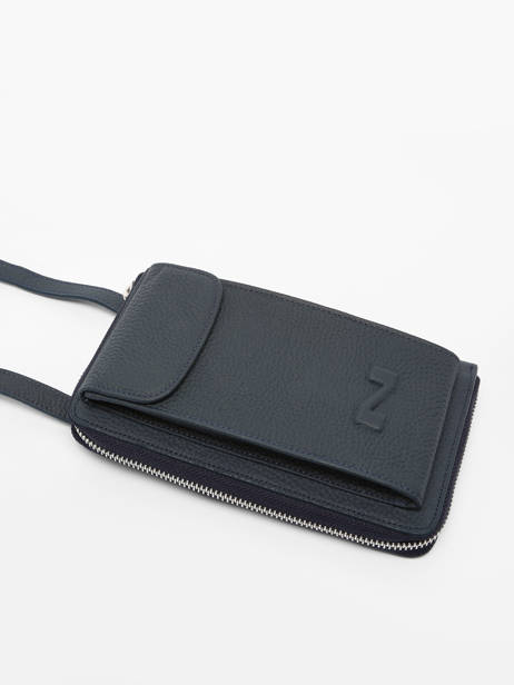 Etui Téléphone Pocket Cuir Nathan baume Bleu n city 3 vue secondaire 2