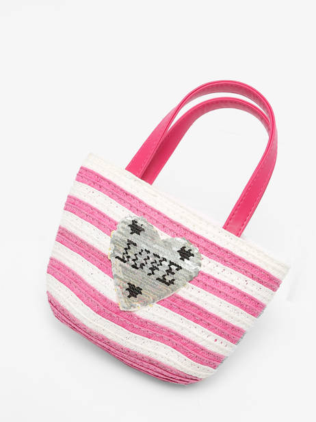 Sac Porté Main Le voyage en panier Rose kids PM374 vue secondaire 1